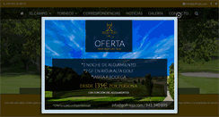 Desktop Screenshot of golfrioja.com